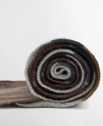 Barbour Inverness Tartan Scarf In Brown