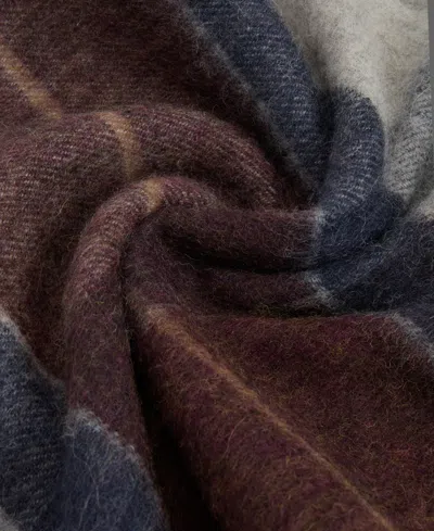 Barbour Inverness Tartan Scarf In Brown