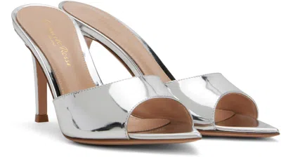 Gianvito Rossi Elle 85 High-heeled Sandals In Silver