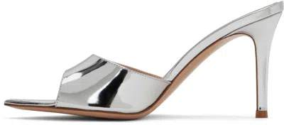 Gianvito Rossi Elle 85 High-heeled Sandals In Silver