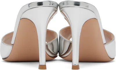 Gianvito Rossi Elle 85 High-heeled Sandals In Silver
