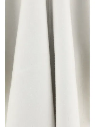 Brunello Cucinelli Cashmere Wool Blend Poncho Cape In White