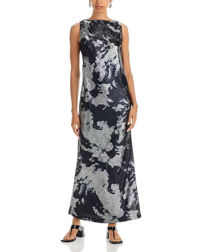 Rag & Bone Margaret Metallic Dress In Multi