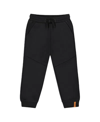 Deux Par Deux Fleece Sweatpants With Pockets In Black