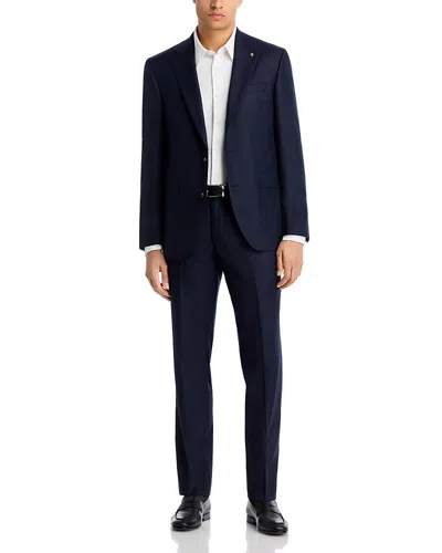 Jack Victor Esprit Regular Fit Woven Textured Suit In Blue