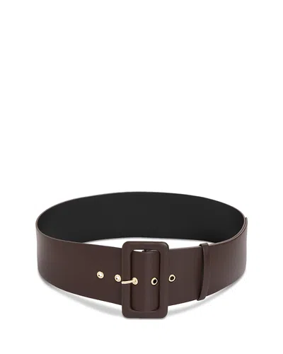 Toccin Faux Leather Belt In Brown