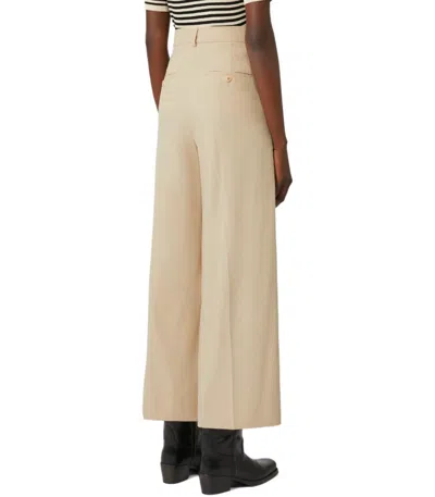 Max Mara Weekend Vettura Beige Pants In Neutral