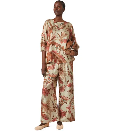 Max Mara Weekend Temide Beige Pants In Neutral