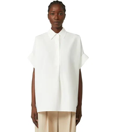 Max Mara Weekend Ardea White Shirt In White