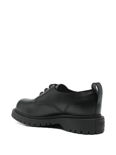 Givenchy Brushed Bull Leather Loafers With Pull Tab In Black