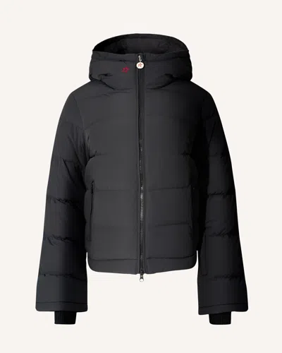 Perfect Moment Polar Flare Down Jacket Xl In Black