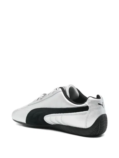 Puma Silver Speedcat Metallic Sneakers In Gray
