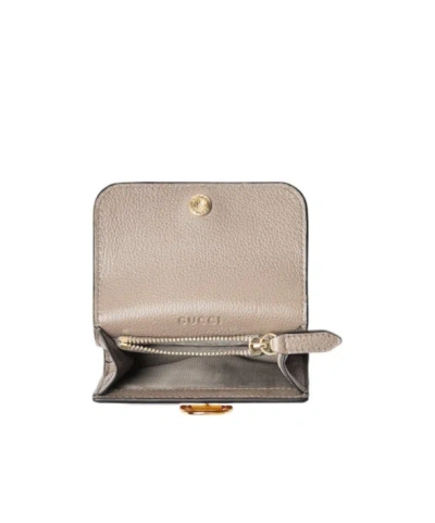 Gucci Softbit Card Case In Brown
