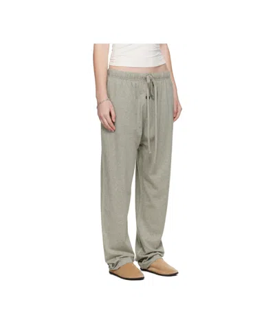 Essentials Drawstring-cuffed Sweatpants In Gray