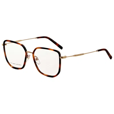 Marc Jacobs Square Full-rim Eyeglasses In Brown