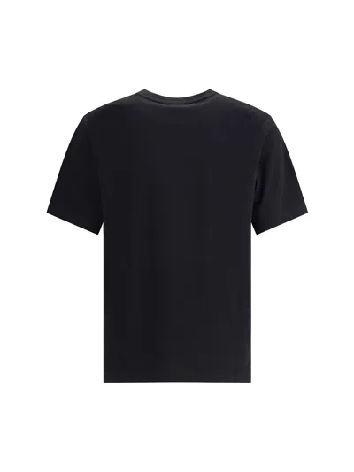 Maison Kitsuné Maison Kitsune Fox Head T Shirt In Black