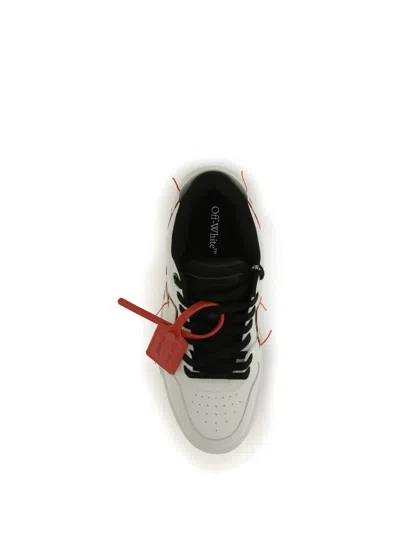 Off-white Stitched Arrow Sneakers In White