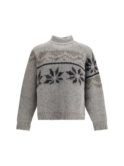 Magliano Norwegian Drunk Sweater In Gray