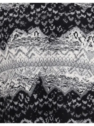 Laneus Wool And Cashmere Blend Sweater In Multi