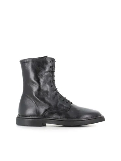 Alexander Hotto Lace-up Boot 68636 In Black
