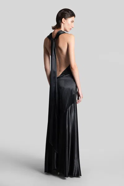 Marni Long Dress In Black Viscose In Black