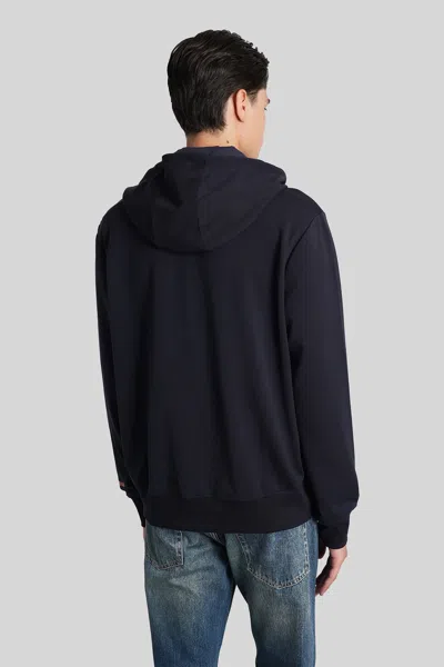 Paul Smith Sweatshirt In Blue Wool And Polyester In Blue