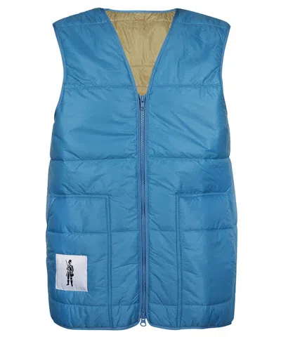 Mackintosh Padded Bodywarmer In Blue