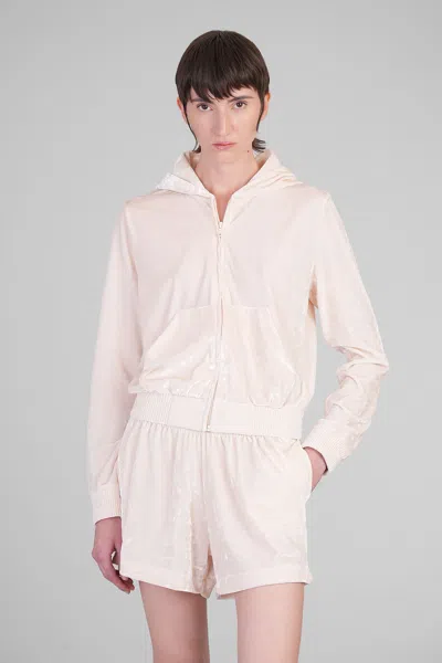 Mc2 Saint Barth Jasmine Sweatshirt In Beige Polyester In Neutral