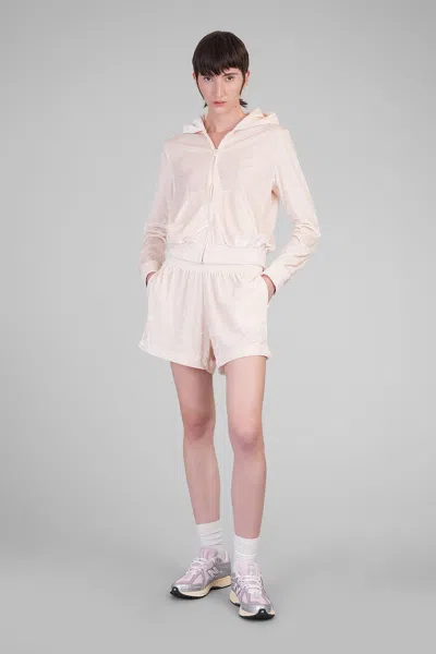 Mc2 Saint Barth Jasmine Sweatshirt In Beige Polyester In Neutral