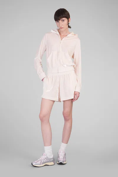 Mc2 Saint Barth Cate Shorts In Beige Polyester In Neutral