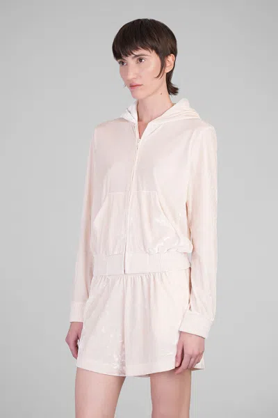 Mc2 Saint Barth Jasmine Sweatshirt In Beige Polyester In Neutral