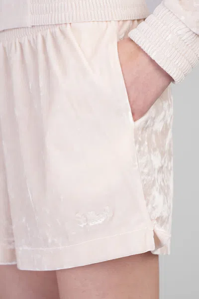 Mc2 Saint Barth Cate Shorts In Beige Polyester In Neutral