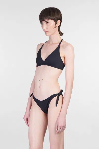 Mc2 Saint Barth Gaia Beachwear In Black Polyamide In Black