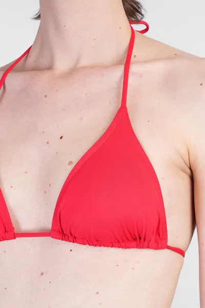 Mc2 Saint Barth Leah Beachwear In Red Polyamide In Red