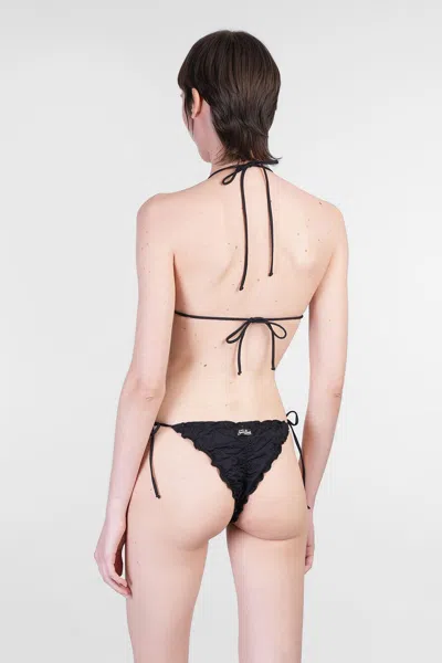 Mc2 Saint Barth Sagittarius Beachwear In Black Polyamide In Black