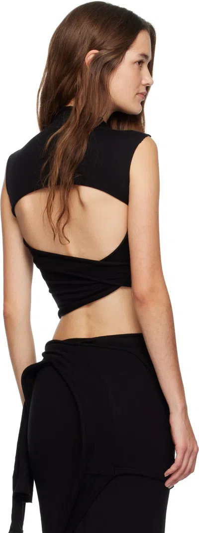 Ottolinger Cut Out Knit Top In Black
