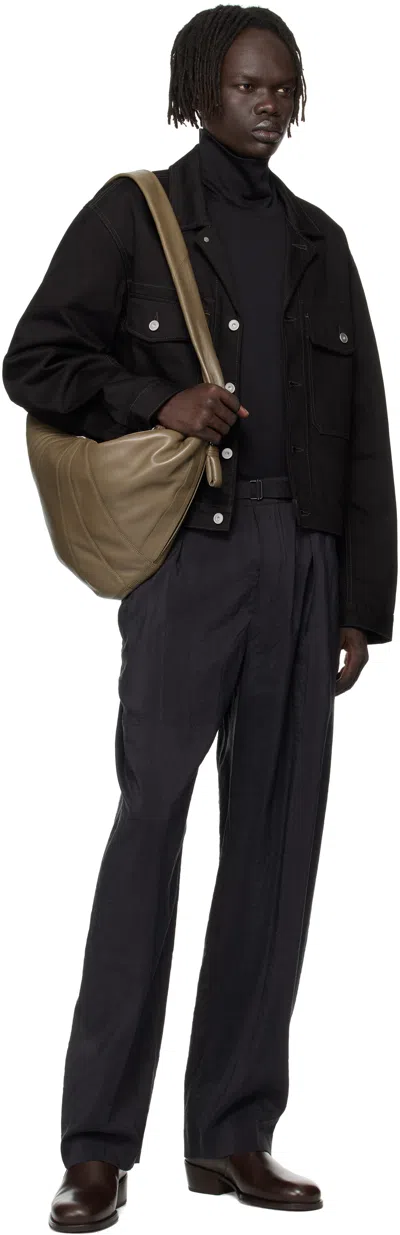 Lemaire Khaki Small Croissant Bag