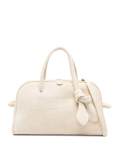 Jacquemus Small Turismo Tote Bag In Neutral