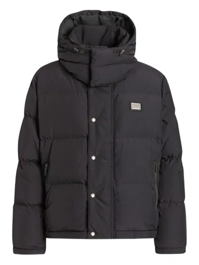 Dolce & Gabbana Padded Jacket In Black