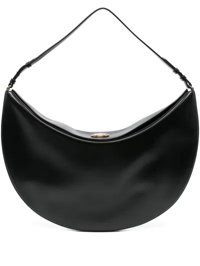 Jacquemus Black The Ovalo Hobo Bag In Black