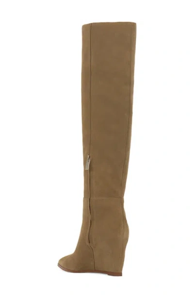 Vince Camuto Tiasie Over The Knee Wedge Boot In Multi