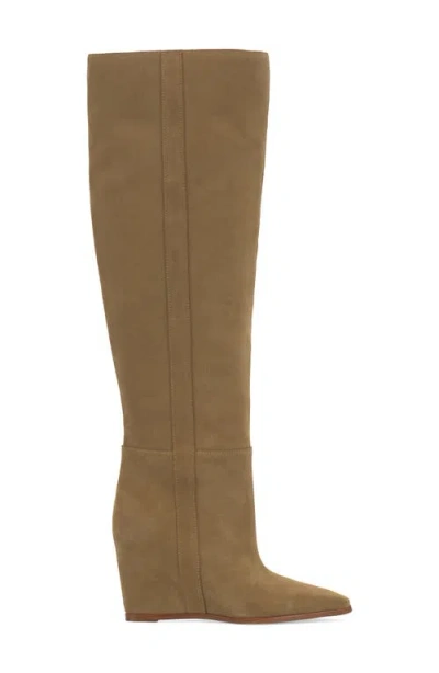 Vince Camuto Tiasie Over The Knee Wedge Boot In Multi