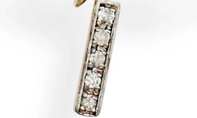 Meshmerise Diamond Initial Charm Bracelet In Gold