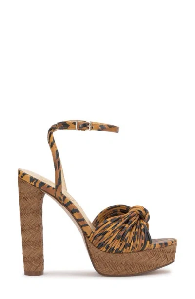 Jessica Simpson Immie Platform Sandal In Brown