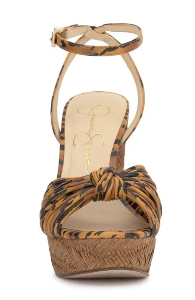 Jessica Simpson Immie Platform Sandal In Brown