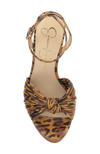 Jessica Simpson Immie Platform Sandal In Brown