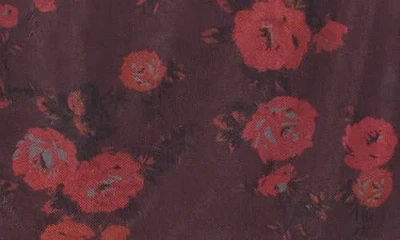 Leith Off The Shoulder Mesh Knit Top In Multi