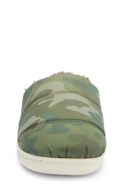 Nordstrom Rack Kids' Fleece Lined Puff Slipper In Green
