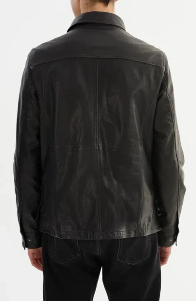 Regency Leather Jacket In Black