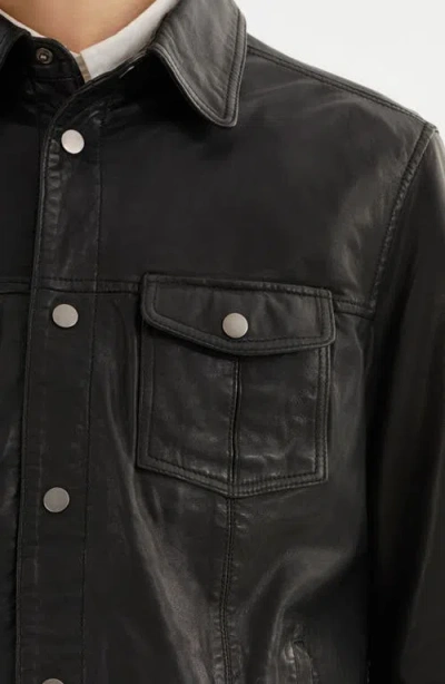 Regency Leather Jacket In Black